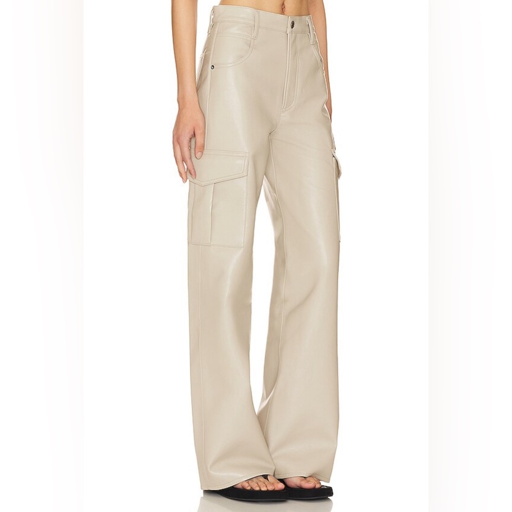 AGOLDE Recycled Leather Minka Cargo in Toast